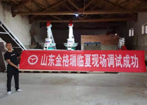 甘肅臨夏年產(chǎn)1萬(wàn)5千噸生物質(zhì)燃料顆粒機(jī)生產(chǎn)線調(diào)試完成